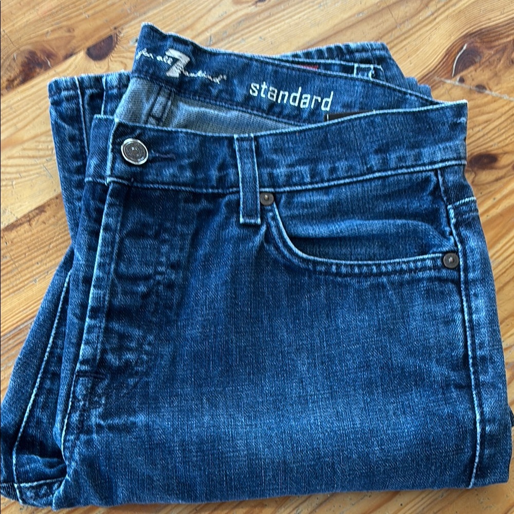 7 for all mankind Standard Blue Jeans
